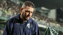 PR - CURITIBA - 06/08/2023 - BRASILEIRO A 2023, CORITIBA X BRAGANTINO - Thiago Kosloski tecnico do Coritiba apos a partida contra o Bragantino no estadio Couto Pereira pelo campeonato Brasileiro A 2023. Foto: Robson Mafra/AGIF