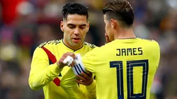 Falcão Garcia e James Rodríguez jogaram juntos de Moreno, alvo do Santos, na seleção da Colômbia