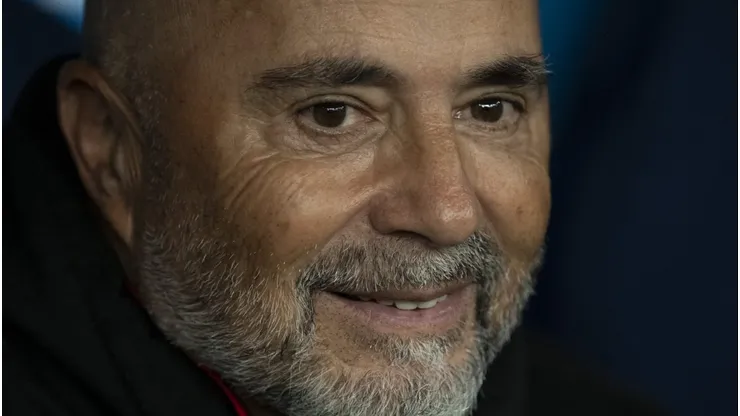 RJ - RIO DE JANEIRO - 03/08/2023 - LIBERTADORES 2023, FLAMENGO X OLIMPIA - Jorge Sampaoli tecnico do Flamengo durante partida contra o Olimpia no estadio Maracana pelo campeonato Libertadores 2023. Foto: Jorge Rodrigues/AGIF
