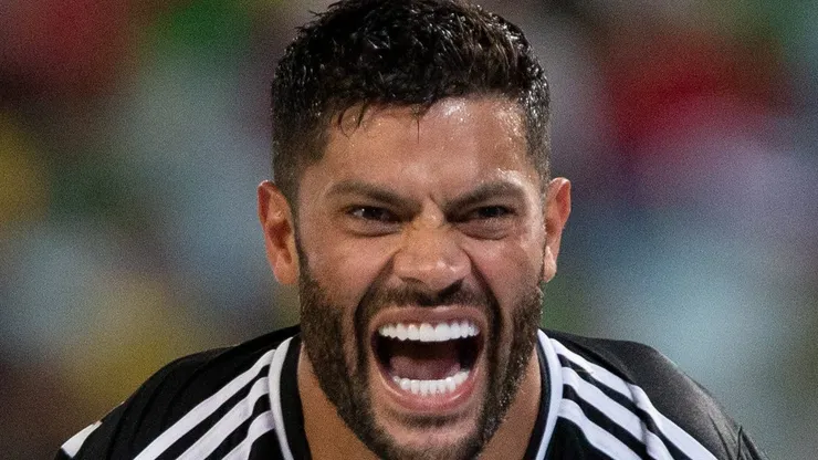 MT - CUIABA - 10/05/2023 - BRASILEIRO A 2023, CUIABA X ATLETICO-MG - Hulk jogador do Atletico-MG comemora seu gol durante partida contra o Cuiaba no estadio Arena Pantanal pelo campeonato BRASILEIRO A 2023. Foto: Gil Gomes/AGIF