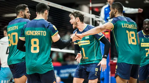 Brasil ganhou da Argentina na Liga das Nações deste ano. Foto: FIVB