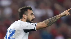 RIO DE JANEIRO, BRAZIL - SEPTEMBER 07: Lucas Pratto of Velez celebrates after scoring the first goal of his team during a Copa CONMEBOL Libertadores 2022 second-leg semifinal match between Flamengo and Velez at Maracana Stadium on September 07, 2022 in Rio de Janeiro, Brazil. (Photo by Buda Mendes/Getty Images)