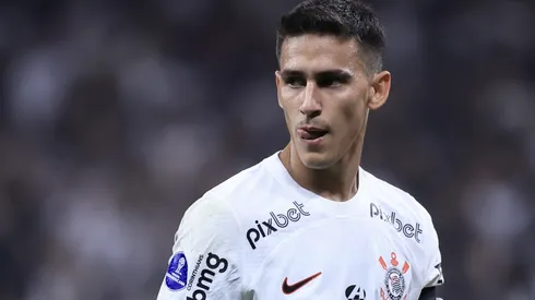 SP - SAO PAULO - 22/08/2023 - COPA SUL-AMERICANA 2023, CORINTHIANS X ESTUDIANTES - Rojas jogador do Corinthians durante partida contra o Estudiantes no estadio Arena Corinthians pelo campeonato Copa Sul-Americana 2023. Foto: Marcello Zambrana/AGIF