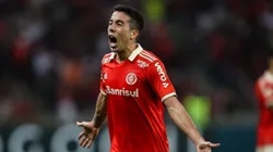 RS - Porto Alegre - 14/08/2022 - BRASILEIRO A 2022, INTERNACIONAL X FLUMINENSE - Carlos de Pena jogador do Internacional comemora seu gol durante partida contra o Fluminense no estadio Beira-Rio pelo campeonato Brasileiro A 2022. Foto: Pedro H. Tesch/AGIF