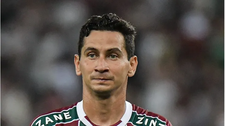 RJ - RIO DE JANEIRO - 08/08/2023 - LIBERTADORES 2023, FLUMINENSE X ARGENTINOS JUNIORS - Paulo Henrique Ganso jogador do Fluminense durante partida contra o Argentinos Juniors no estadio Maracana pelo campeonato Libertadores 2023. Foto: Thiago Ribeiro/AGIF