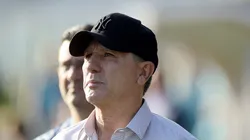 RIO DE JANEIRO, BRAZIL - AUGUST 6: Head coach of Gremio Renato Portaluppi enters the field before the match between Vasco and Gremio as part of Brasileirao Series A 2023 at Sao Januario Stadium on August 6, 2023 in Rio de Janeiro, Brazil. (Photo by Alexandre Loureiro/Getty Images)