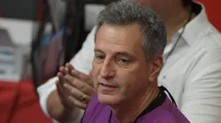 RJ - Rio de Janeiro - 08/12/2018 - Eleicao Flamengo trienio 2019-2021 - Rodolfo Landim, candidato a presidencia do Flamengo, durante a eleicao de Presidente para o Trienio 2019 a 2021, realizada no Ginasio Helio Mauricio, sede social da Gavea, Zona Sul do Rio de Janeiro. Foto: Thiago Ribeiro/AGIF