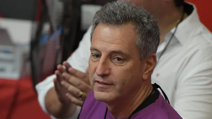 RJ - Rio de Janeiro - 08/12/2018 - Eleicao Flamengo trienio 2019-2021 - Rodolfo Landim, candidato a presidencia do Flamengo, durante a eleicao de Presidente para o Trienio 2019 a 2021, realizada no Ginasio Helio Mauricio, sede social da Gavea, Zona Sul do Rio de Janeiro. Foto: Thiago Ribeiro/AGIF