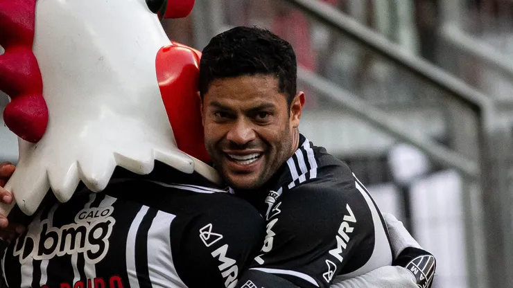 MG - BELO HORIZONTE - 02/07/2023 - BRASILEIRO A 2023, ATLETICO-MG X AMERICA-MG - Hulk jogador do Atletico-MG comemora seu gol durante partida contra o America-MG no estadio Mineirao pelo campeonato Brasileiro A 2023. Foto: Fernando Moreno/AGIF