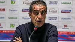 PR - CURITIBA - 16/07/2023 - BRASILEIRO A 2023, ATHLETICO-PR X BAHIA - Renato Paiva tecnico do Bahia durante entrevista apos a partida contra o Athletico-PR no estadio Arena da Baixada pelo campeonato Brasileiro A 2023. Foto: Robson Mafra/AGIF