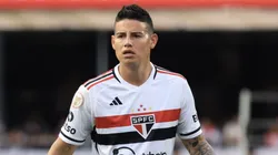 James em ação contra o Botafogo