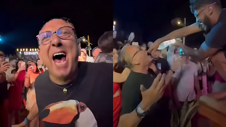 Foto: Reprodução/Instagram - Galvão Bueno curtiu a vida adoidado em festa em Jeri no final de semana