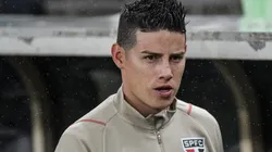 RJ - RIO DE JANEIRO - 13/08/2023 - BRASILEIRO A 2023, FLAMENGO X SAO PAULO - James Rodriguez jogador do Sao Paulo durante partida contra o Flamengo no estadio Maracana pelo campeonato Brasileiro A 2023. Foto: Thiago Ribeiro/AGIF