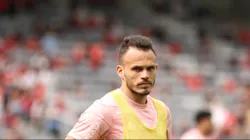 PR - Curitiba - 02/11/2021 - BRASILEIRO A 2021, ATHLETICO PR X FLAMENGO - Rene jogador do Flamengo durante aquecimento antes da partida contra o Athletico-PR no estadio Arena da Baixada pelo campeonato Brasileiro A 2021. Foto: Joao Vitor Rezende Borba/AGIF