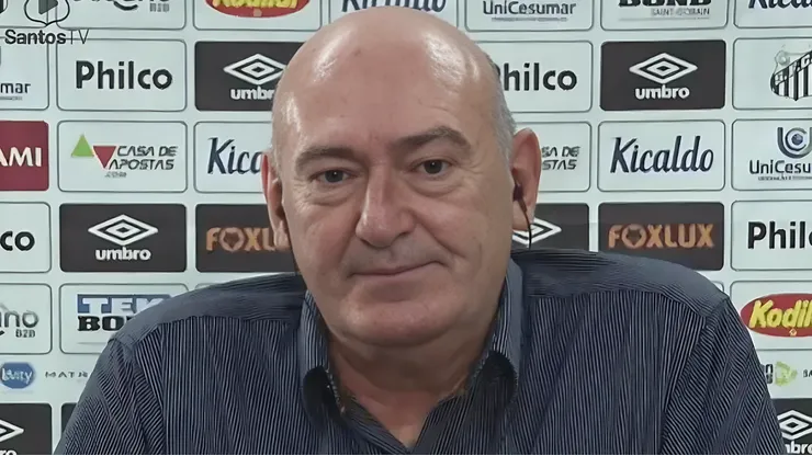 Foto: Divulgação/Santos FC - Rueda vem sendo muito criticado por torcedores