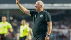 SAO PAULO, BRAZIL - AUGUST 06: Atletico Mineiro team coach Luiz Felipe Scolari reacts during a match between Sao Paulo and Atletico Mineiro as part of Brasileirao Series A 2023 at Morumbi Stadium on August 06, 2023 in Sao Paulo, Brazil. (Photo by Miguel Schincariol/Getty Images)