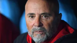 AVELLANEDA, ARGENTINA - MAY 04: Jorge Sampaoli, head coach of Flamengo looks on prior to a Copa CONMEBOL Libertadores 2023 Group A match between Racing Club and Flamengo at Presidente Peron Stadium on May 04, 2023 in Avellaneda, Argentina. (Photo by Marcelo Endelli/Getty Images)