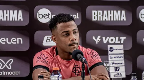 Foto: Victor Ferreira/EC Vitória- Matheus Trindade projeta jogos como titular