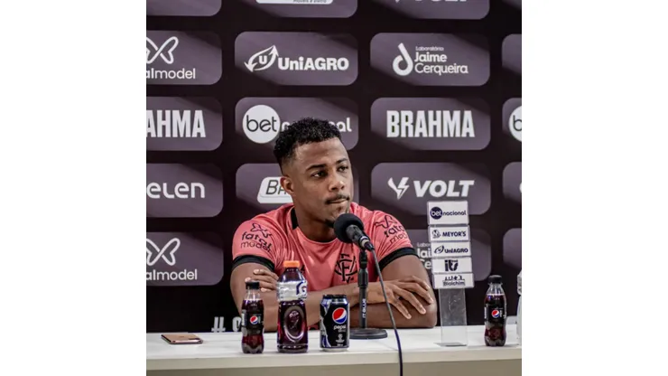Foto: Victor Ferreira/EC Vitória- Matheus Trindade projeta jogos como titular