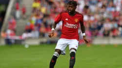 EDINBURGH, SCOTLAND - JULY 19: Fred of Manchester United in action during the pre-season friendly match between Manchester United and Olympique Lyonnais at BT Murrayfield Stadium on July 19, 2023 in Edinburgh, Scotland. (Photo by Mark Runnacles/Getty Images)