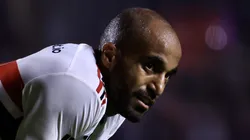SP - SAO PAULO - 16/08/2023 - COPA DO BRASIL 2023, SAO PAULO X CORINTHIANS - Lucas Moura jogador do Sao Paulo durante partida contra o Corinthians no estadio Morumbi pelo campeonato Copa do Brasil 2023. Foto: Marcello Zambrana/AGIF