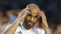 Photo by Miguel Schincariol/Getty Images - Lucas marca contra o Corinthians