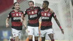 RJ - Rio de Janeiro - 04/10/2020 - BRASILEIRO A 2020, FLAMENGO X ATHLETICO-PR - Bruno Henrique jogador do Flamengo comemora seu gol durante partida contra o Athletico-PR no estadio Maracana pelo campeonato Brasileiro A 2020. Foto: Jorge Rodrigues/AGIF