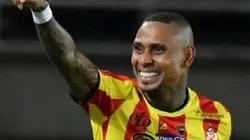 Foto: Divulgação Getty Images/Raul Arboleda. Arley em ação pelo Deportivo Pereira