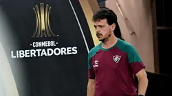 Foto: Marcelo Gonçalves/Fluminense F.C - Diniz antes do jogo contra o Argentinos Juniors