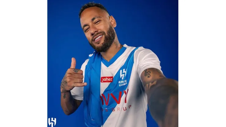 Divulgação/Al-Hilal. Neymar terá lista enorme de benefícios pagos pelo Al-Hilal