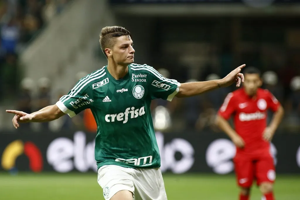 Andrei Girotto, no Palmeiras  - Foto: Daniel Vorley/AGIF.