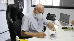 Foto: Pedro Ernesto Guerra Azevedo/Santos FC/Divulgação - Rueda: presidente acertou com novo reforço para o Santos