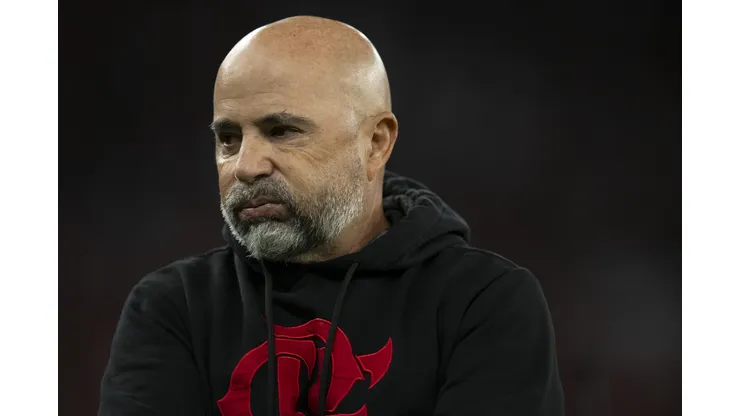 Jorge Rodrigues/AGIF. Jorge Sampaoli estremece no cargo de treinador no Flamengo