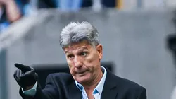 RS - PORTO ALEGRE - 13/08/2023 - BRASILEIRO A 2023, GREMIO X FLUMINENSE - Renato Portaluppi tecnico do Gremio durante partida contra o Fluminense no estadio Arena do Gremio pelo campeonato Brasileiro A 2023. Foto: Maxi Franzoi/AGIF