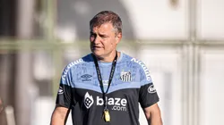 Foto: Raul Baretta/ Santos FC - Aguirre no treino de ontem (12)