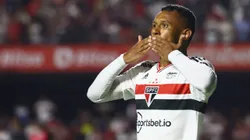 SP - Sao Paulo - 22/03/2022 - PAULISTA 2022, SAO PAULO X SAO BERNARDO - Marquinhos jogador do Sao Paulo comemora seu gol durante partida contra o Sao Bernardo no estadio Morumbi pelo campeonato Paulista 2022. Foto: Marcello Zambrana/AGIF