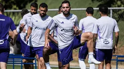 Foto: Divulgação/ Cruzeiro. Equipe faz preparação antes do jogo com Palmeiras