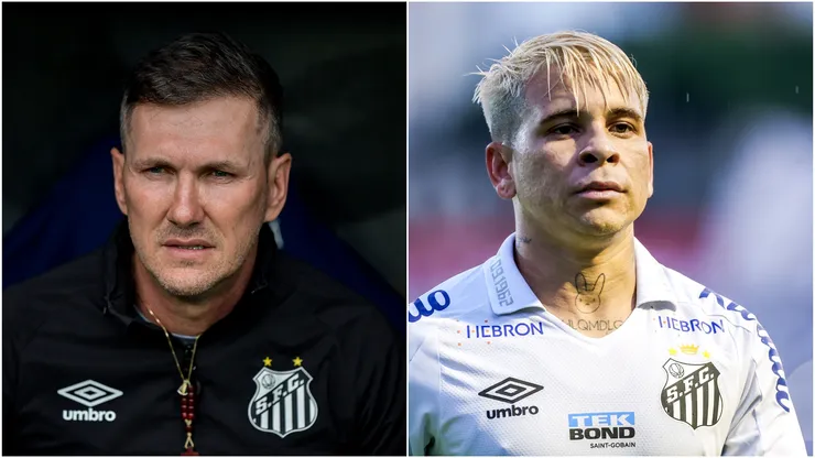 AGIF - Soteldo e Turra tiveram polêmcias no Santos