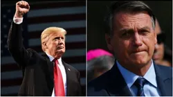 Como seriam Trump e Bolsonaro jogando poker? (Fotos: Reprodução Instagram @realdonaldtrump e @jairmessiasbolsonaro)