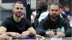 Renan Bruschi e Ariel Bahia forraram no poker online (Fotos: Divulgação/BSOP)