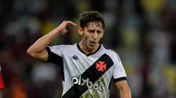 Galarza em ação justamente contra o Flamengo