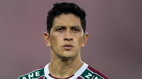 RJ - RIO DE JANEIRO - 01/06/2023 - COPA DO BRASIL 2023, FLAMENGO X FLUMINENSE - German Cano jogador do Fluminense durante partida contra o Flamengo no estadio Maracana pelo campeonato Copa do Brasil 2023. Foto: Thiago Ribeiro/AGIF