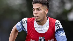 Foto: Raul Baretta/ Santos FC/ Divulgação - Nonato: meia abriu o jogo durante entrevista coletiva