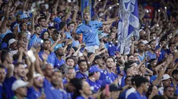 Foto: Divulgação/ Twitter Cruzeiro. Torcida celeste marca presença no Mineirão.