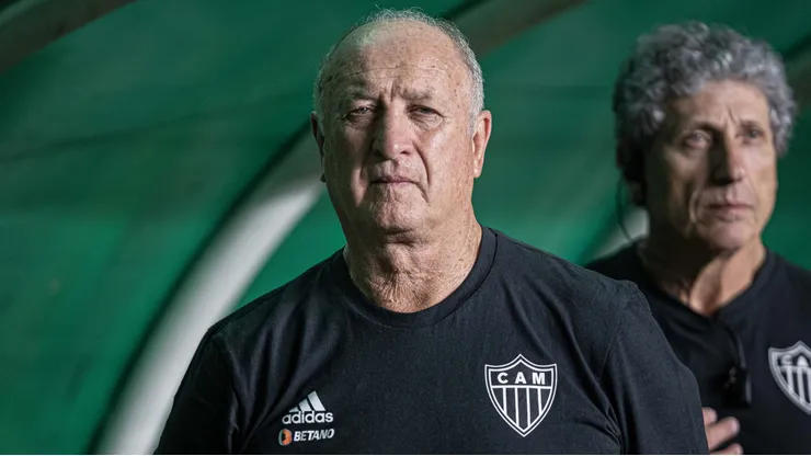 Foto: Heber Gomes/AGIF - Felipao tecnico do Atletico-MG durante partida contra o Goias no estadio Serrinha pelo campeonato Brasileiro A 2023.