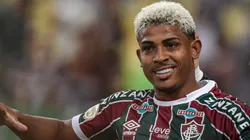 RJ - RIO DE JANEIRO - 05/08/2023 - BRASILEIRO A 2023, FLUMINENSE X PALMEIRAS - John Kennedy jogador do Fluminense comemora seu gol durante partida contra o Palmeiras no estadio Maracana pelo campeonato Brasileiro A 2023. Foto: Thiago Ribeiro/AGIF