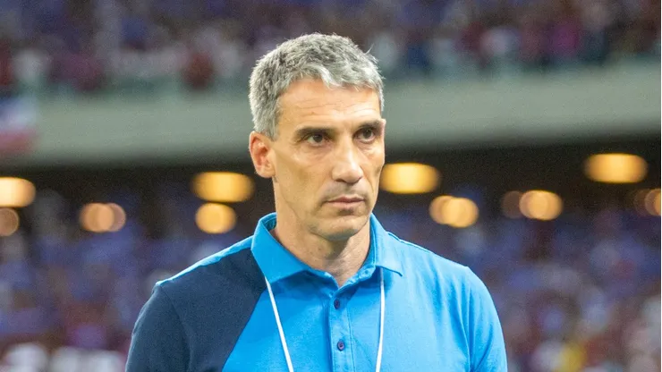 Vojvoda durante jogo da Sul-Americana