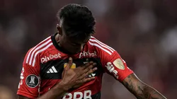 Bruno comemorando o gol no jogo de ida