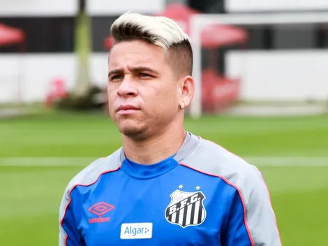 Soteldo faz Aguirre comemorar no Santos