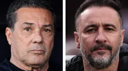 Fotos: Marcello Zambrana e Ettore Chiereguin/AGIF - Luxa e Vítor Pereira